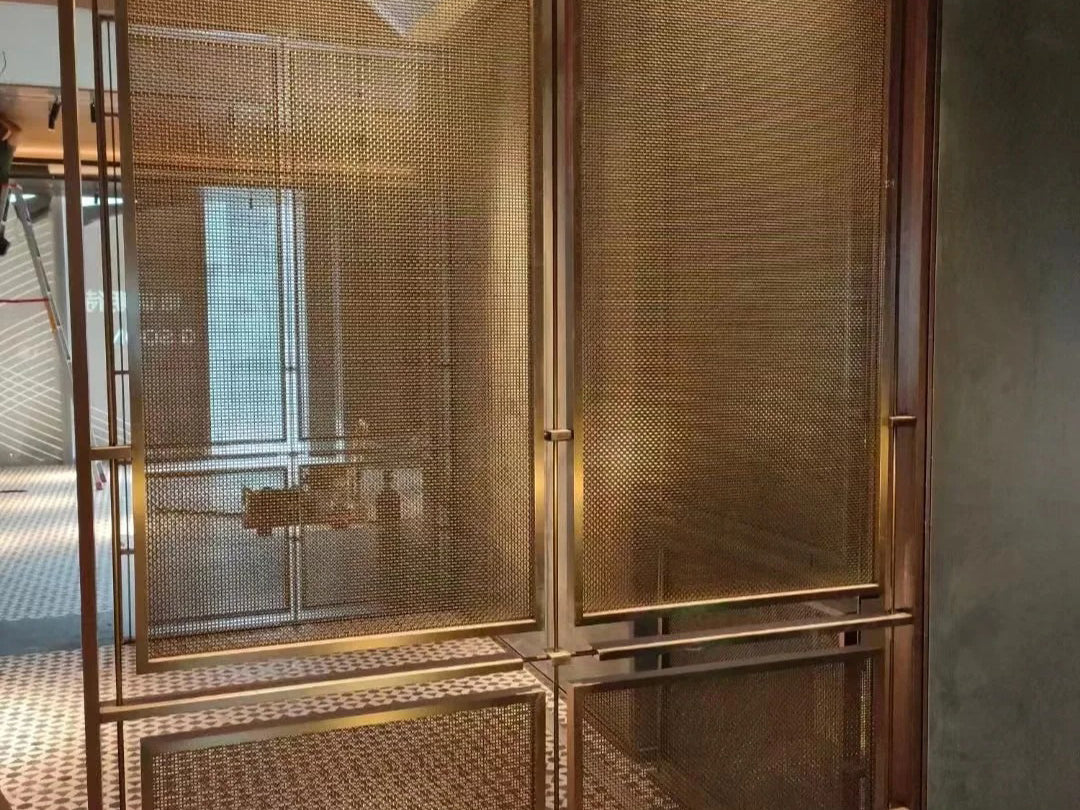 Stainless Steel Mesh Panels , Perfect for wall decoration, room dividers, folding door
