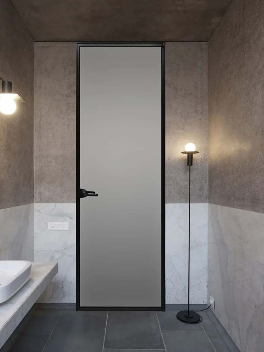 Modern Sleek Minimalist Aluminum Glass Rectangle Door – Pamper Haus ...