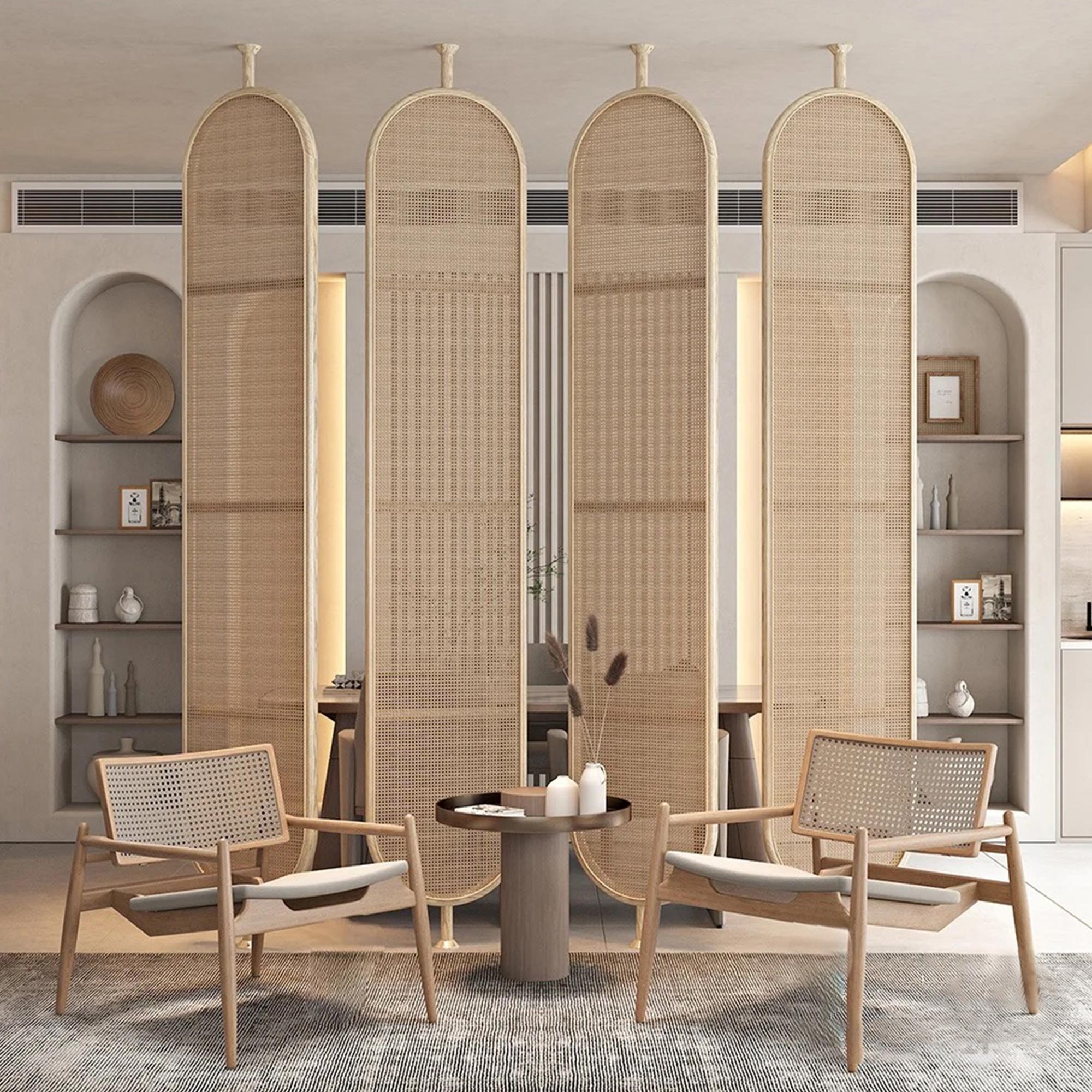 Mây Caro Nhựa Vàng Xanh Nhập Khẩu | MCR-NK02 2 Cane Webbing 3 authorized 8 Superfine