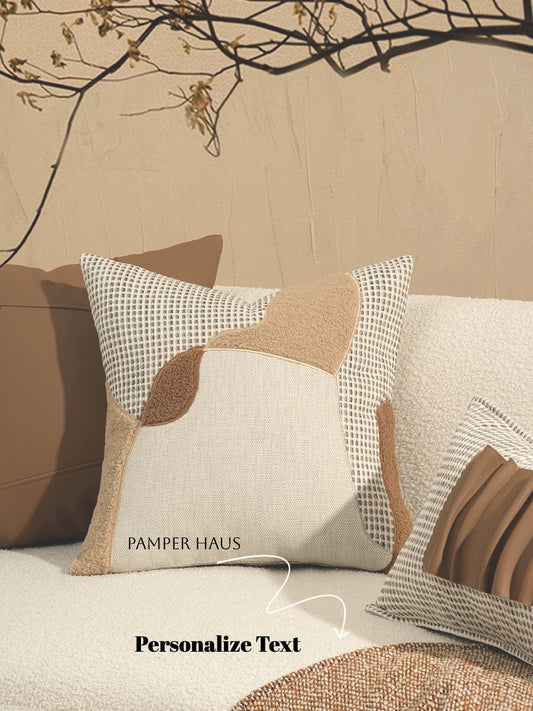 Abstract Design Boho Wabi Sabi Personalize Custom Pillow Cushion