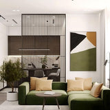 Modern Sleek Stainless Steel Partition Wall Panel