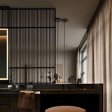Modern Sleek Stainless Steel Partition Wall Panel