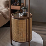 Stylish Solid Walnut Coat Rack and Laundry Hamper