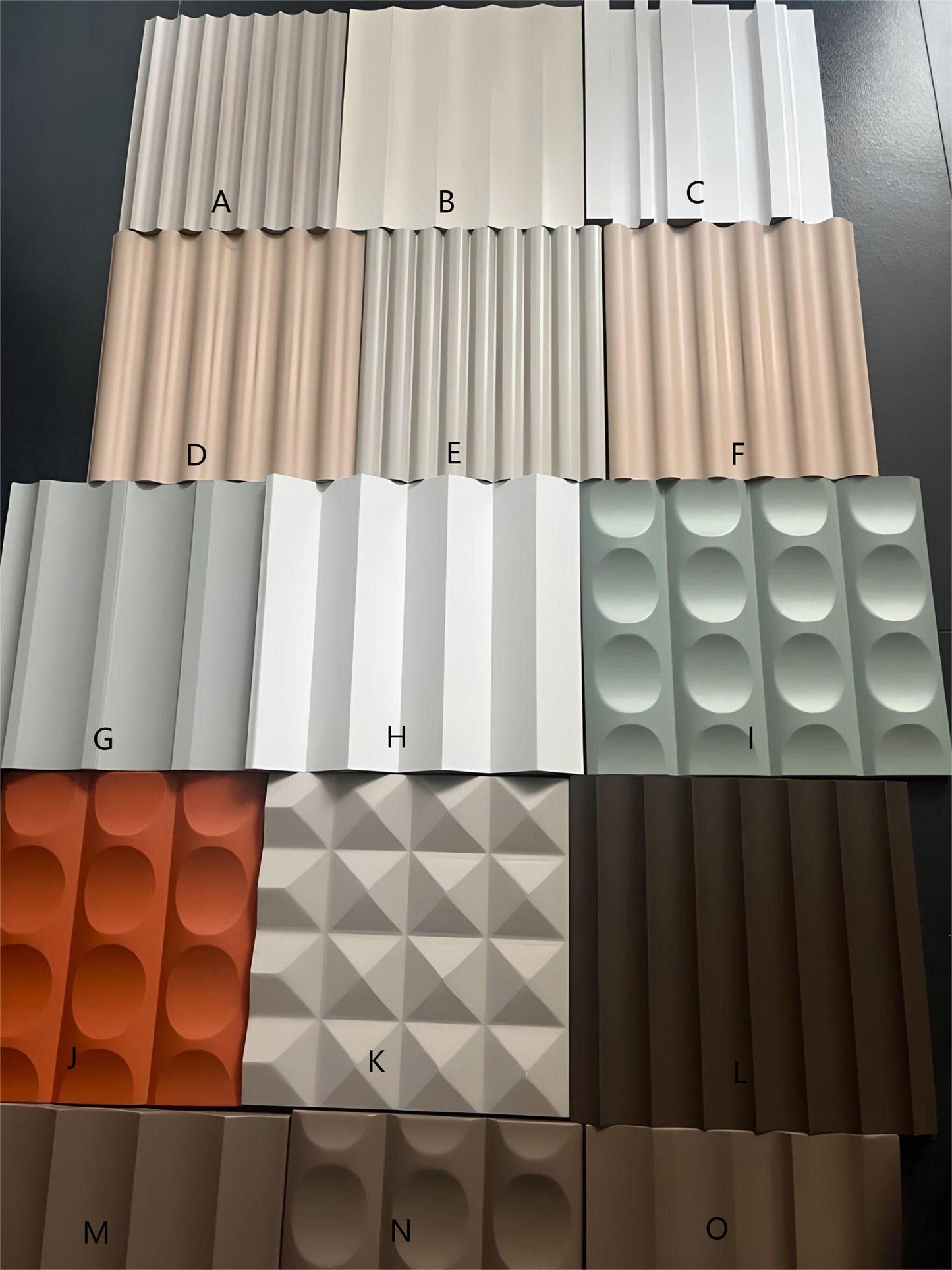 Sample Pack: 3D Wood MDF Decor Panels - Versatile Designs