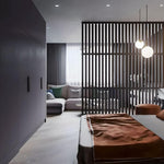 Modern Sleek Stainless Steel Partition Wall Panel