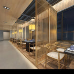 Modern Sleek Stainless Steel Partition Wall Panel