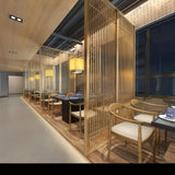 Modern Sleek Stainless Steel Partition Wall Panel