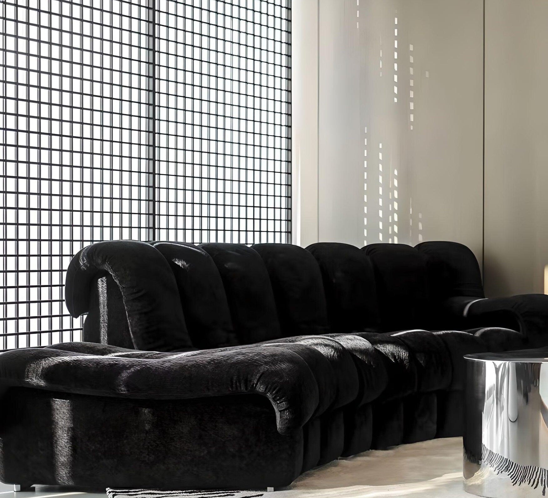 Modern Sleek Stainless Steel Partition Wall Panel