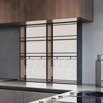 Modern LED Stainless Steel Metal Display Shelves Cabinet